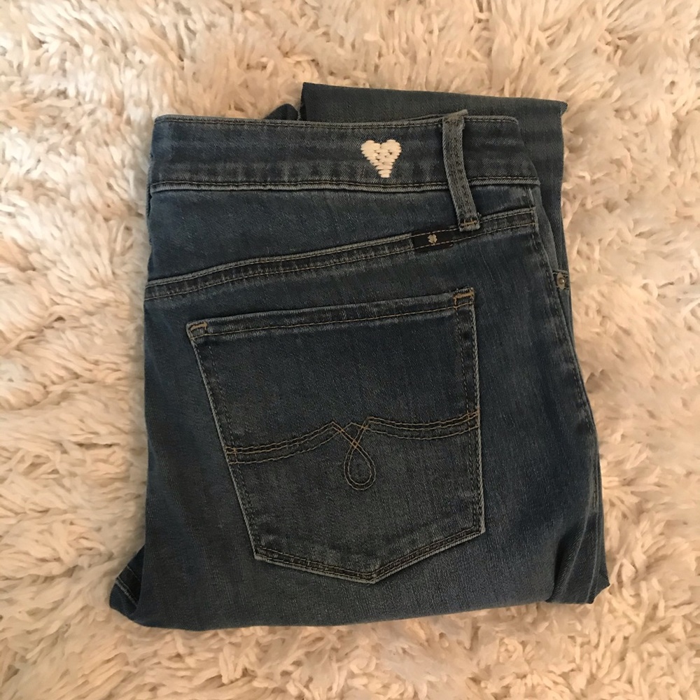 Lucky Jeans, mid rise with raw hem, size 6, NWOT